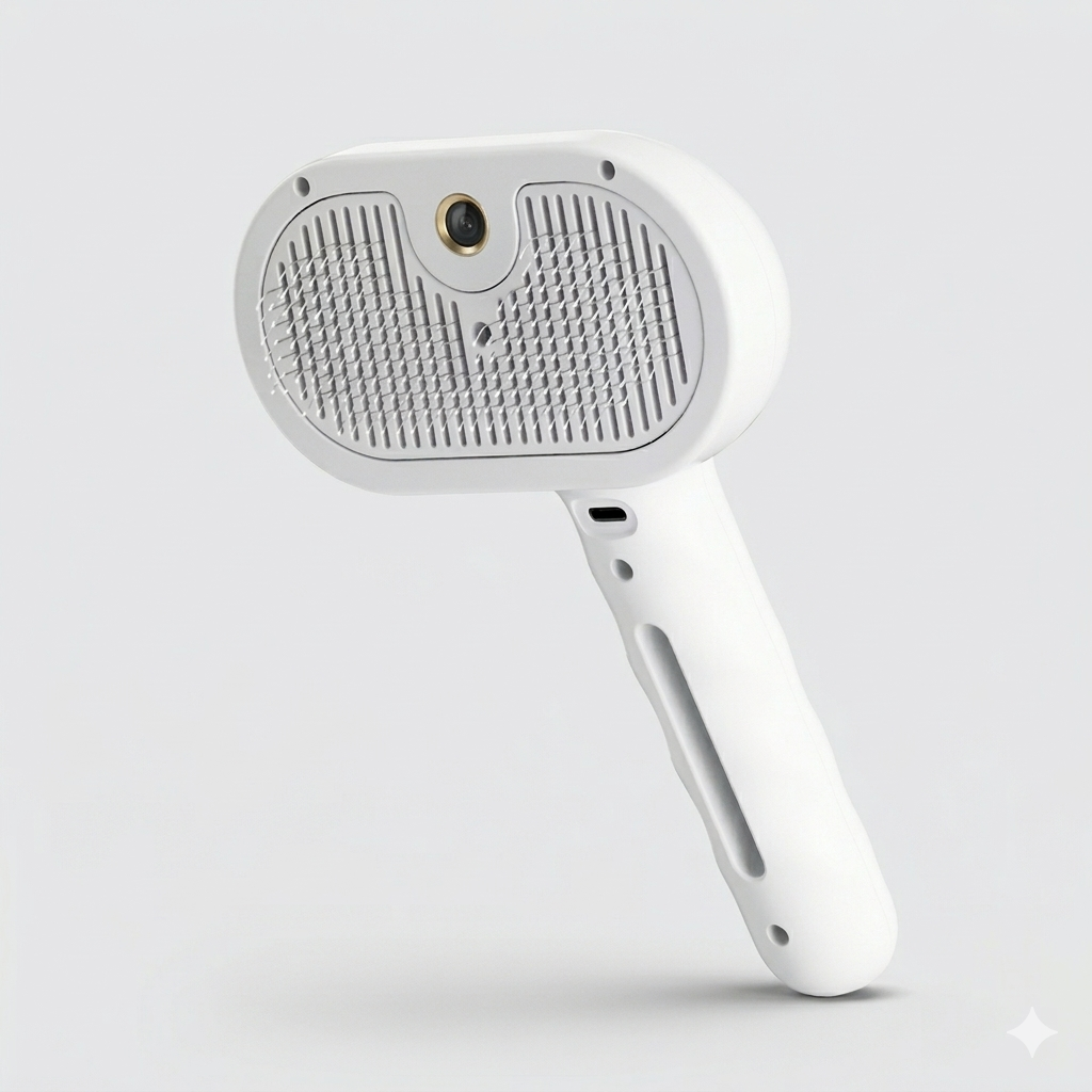 3-in-1 Electric Pet Steam Brush