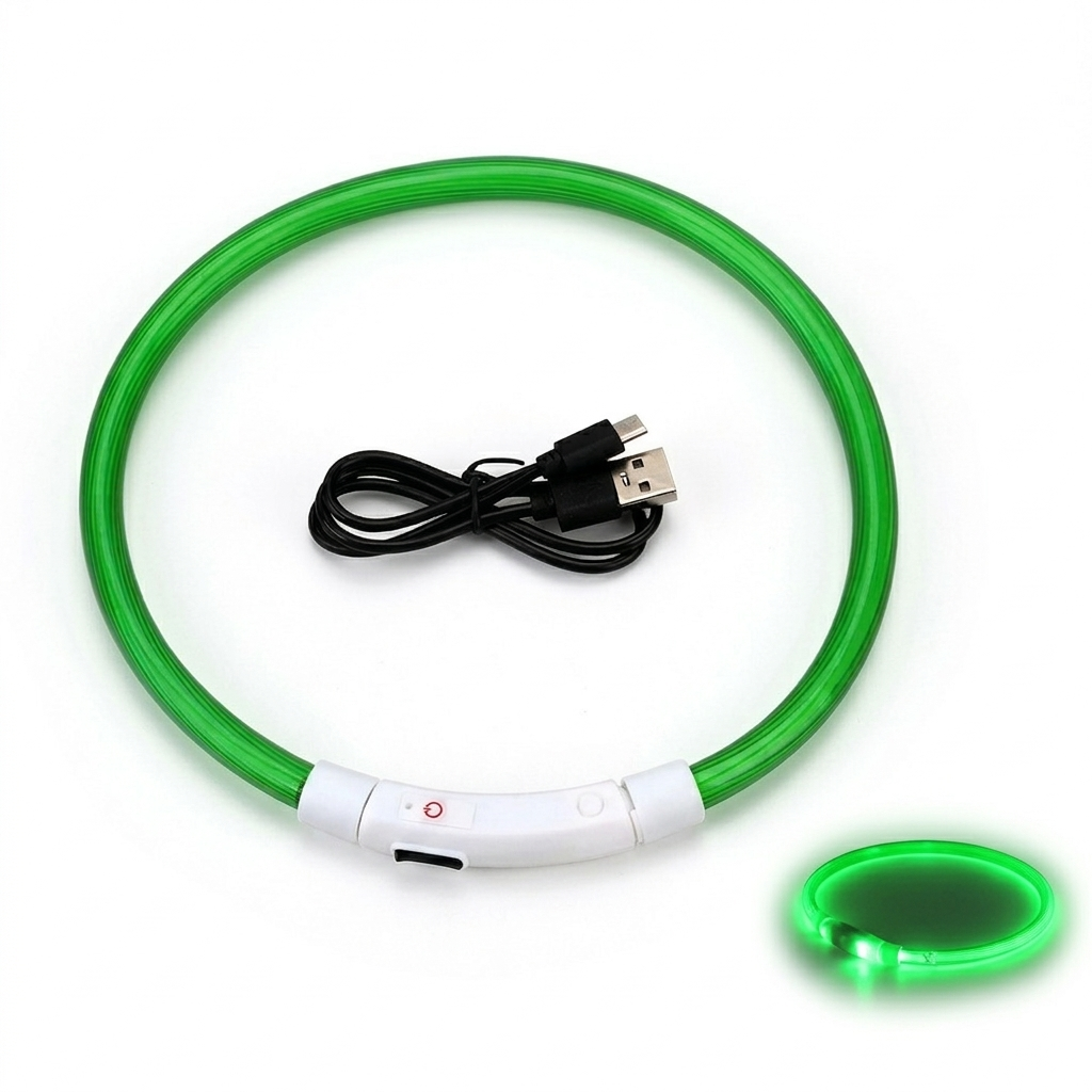 USB Rechargeable LED Safety Collar