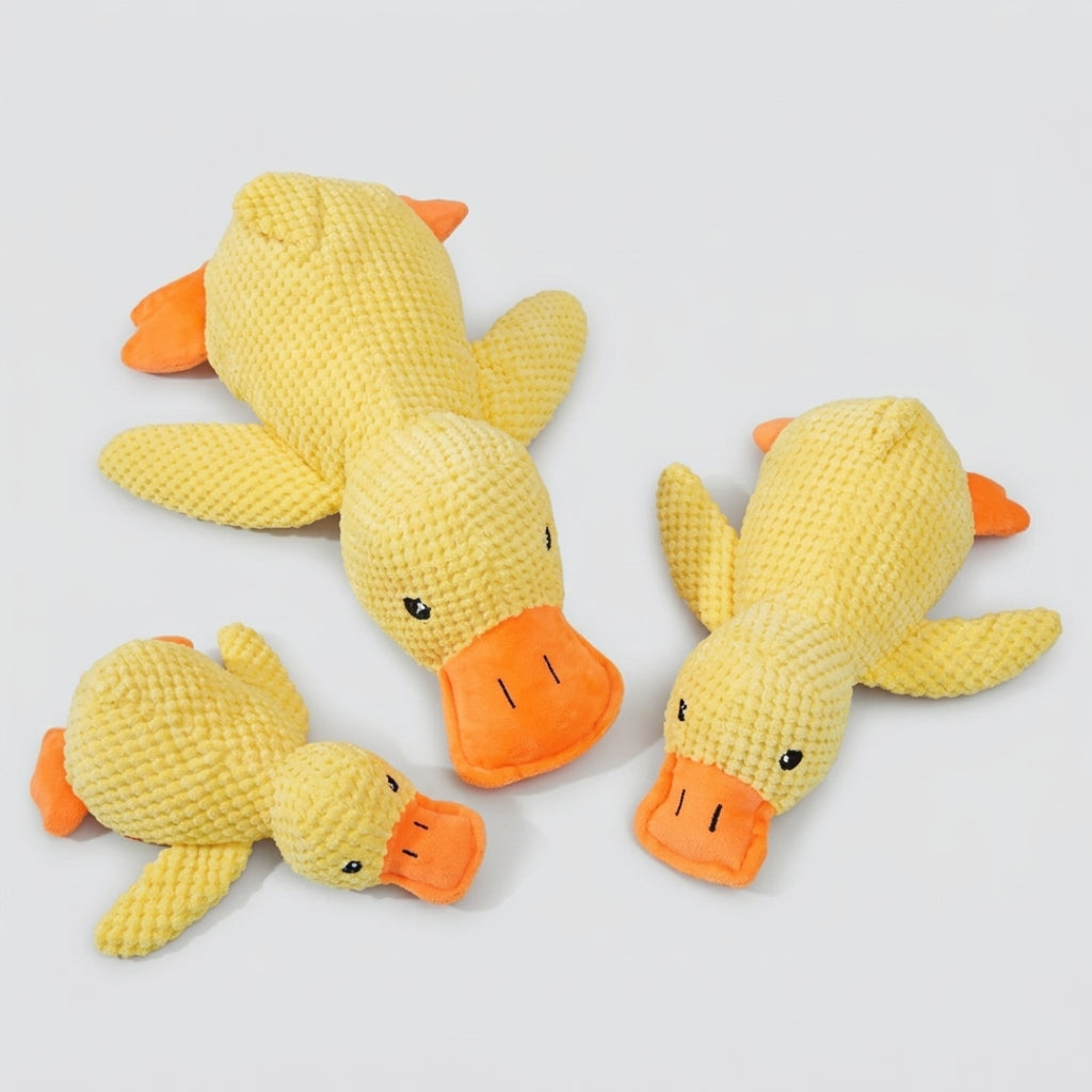 Premium Calming Plush Squeaky Duck