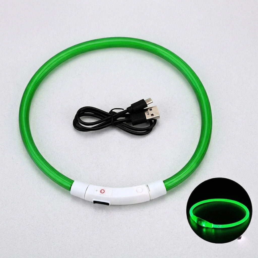 USB Rechargeable LED Safety Collar