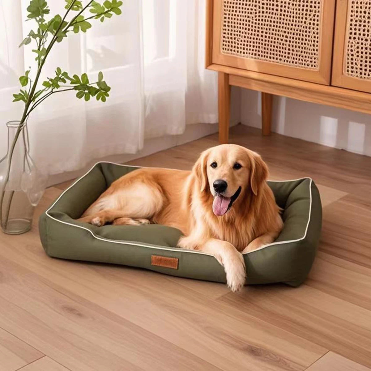 All-Season Orthopedic Square Pet Bed