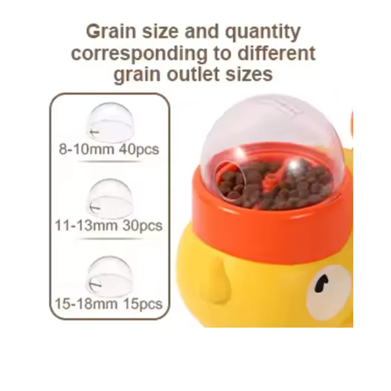 Interactive Yellow Duck Treat Dispenser