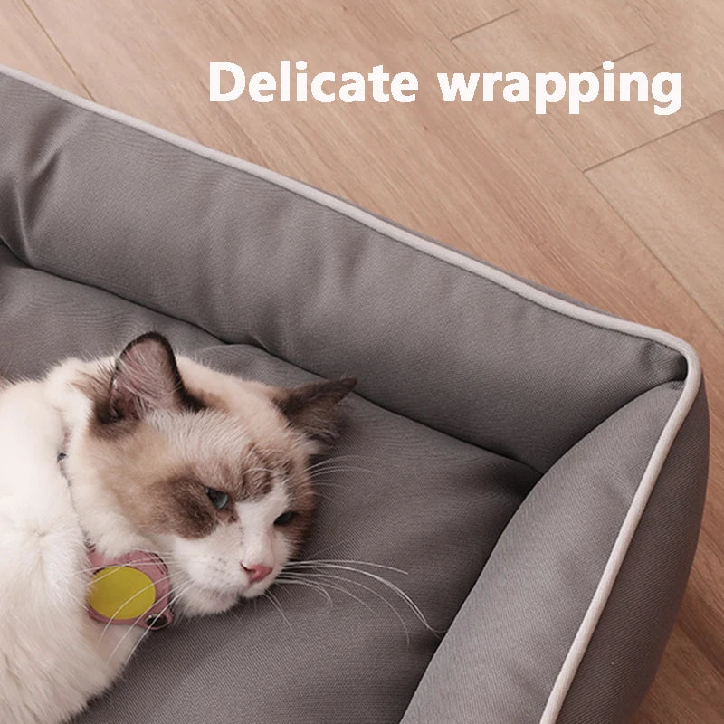 All-Season Orthopedic Square Pet Bed