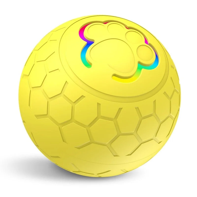 Smart Dog Toy Ball Electronic Interactive Pet Toy Ball USB Automatic Bouncing Rolling Toy Ball With RGB Lights Puppy Cat Product