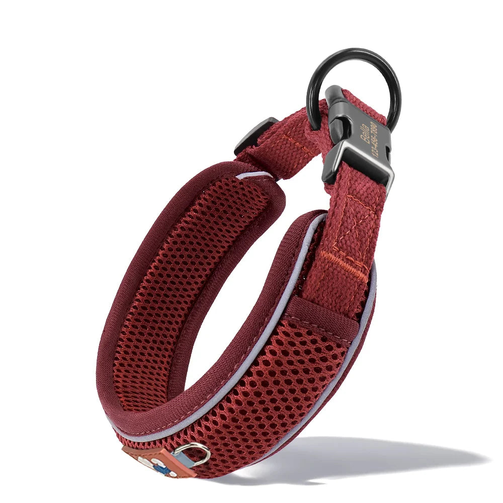 Custom Engraved Reflective Mesh Collar