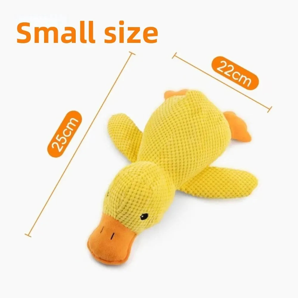 Premium Calming Plush Squeaky Duck