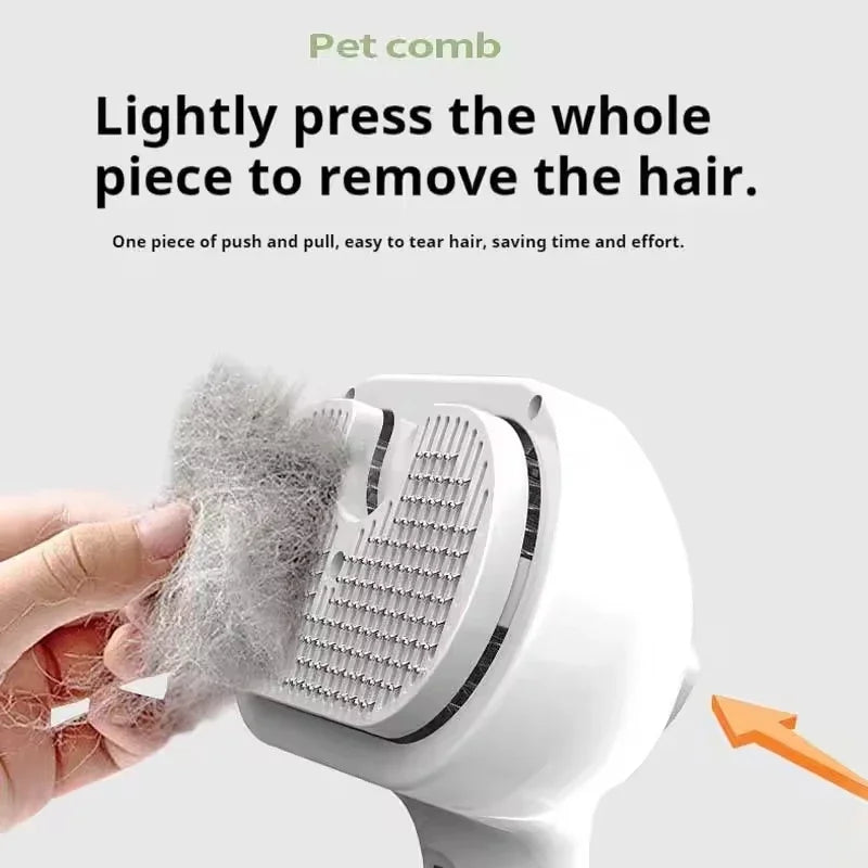 3-in-1 Electric Pet Steam Brush