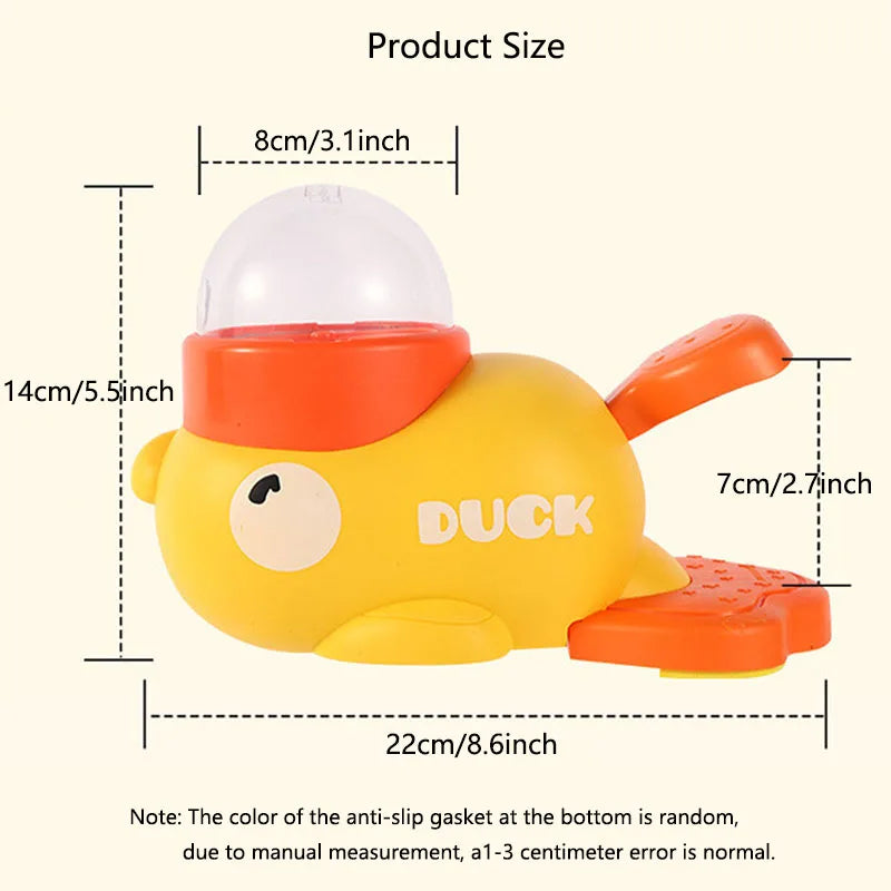 Interactive Yellow Duck Treat Dispenser