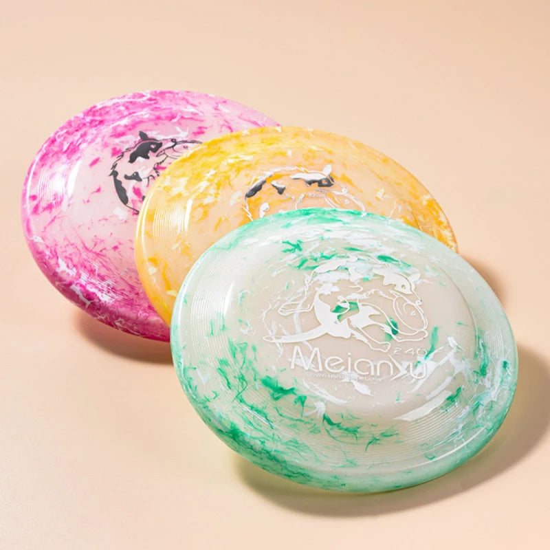 Pet Dog Silicone Game Flying Saucer Dog Toy Flying Discs Trainning Interactive Type Toy Bite Resistant Dog Relieve Pet Supplies