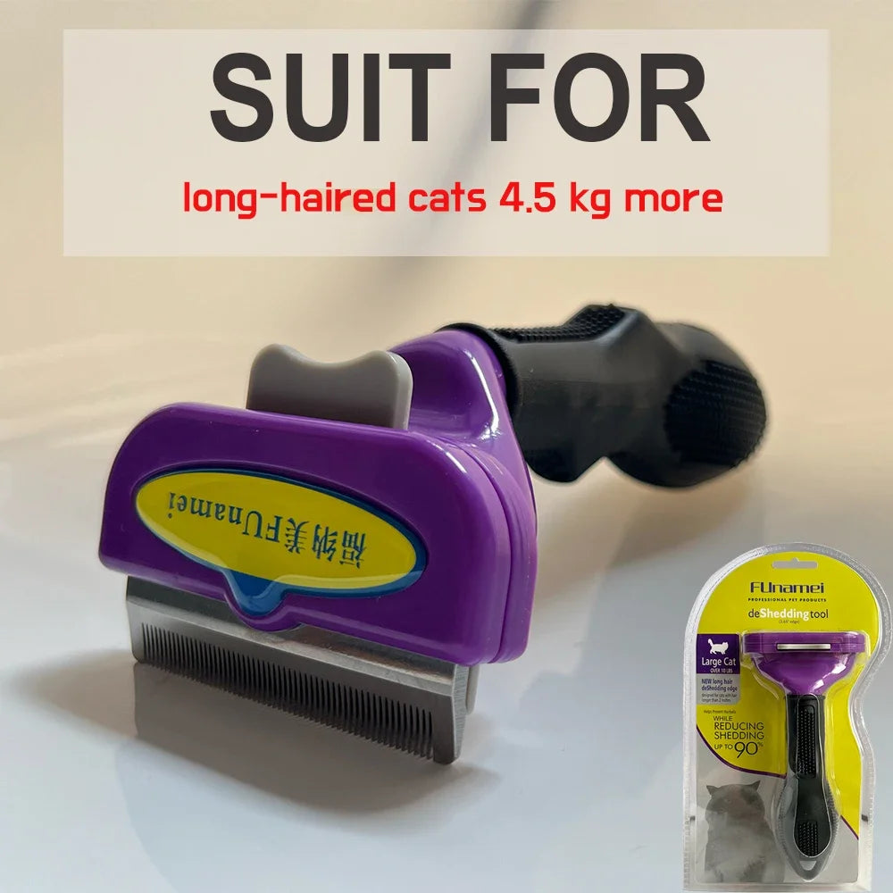 Self-Cleaning Pet Grooming Brush