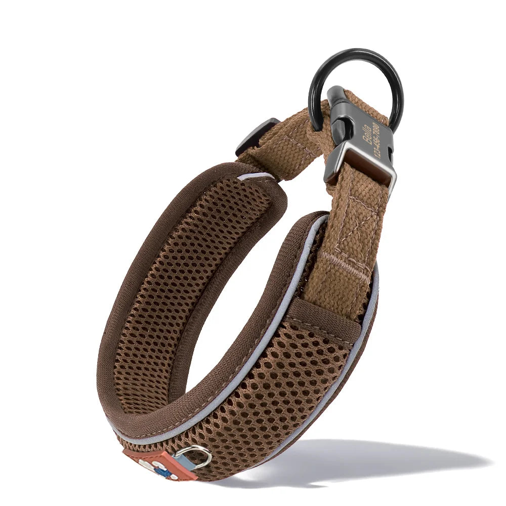 Custom Engraved Reflective Mesh Collar