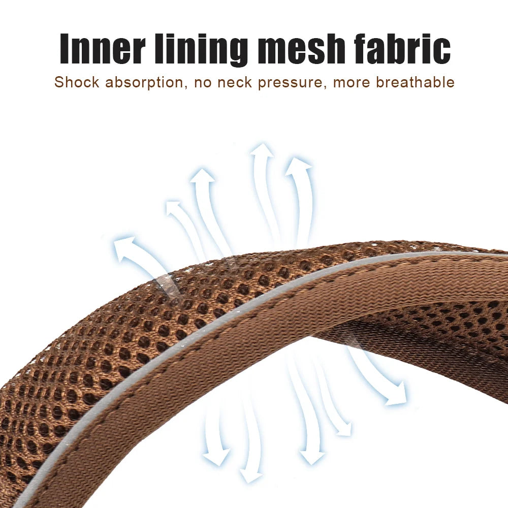 Custom Engraved Reflective Mesh Collar