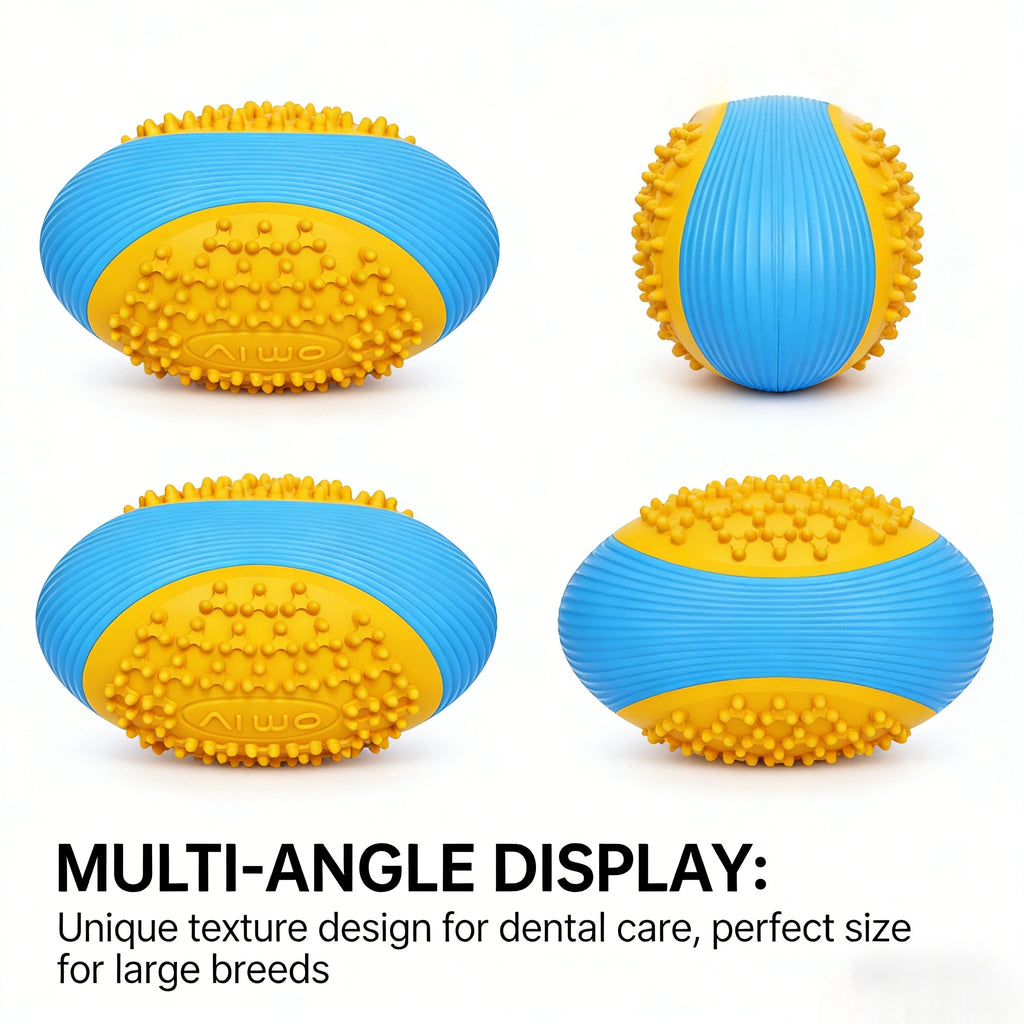 Durable Squeaky Elastic Rugby Ball