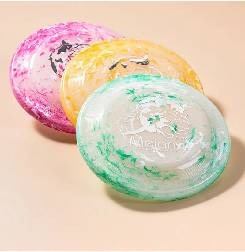 Pet Dog Silicone Game Flying Saucer Dog Toy Flying Discs Trainning Interactive Type Toy Bite Resistant Dog Relieve Pet Supplies