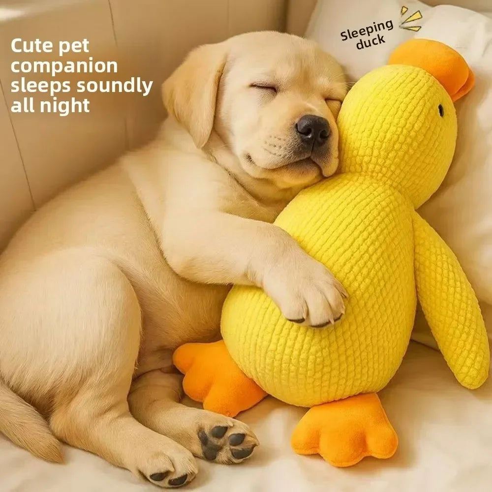 Premium Calming Plush Squeaky Duck