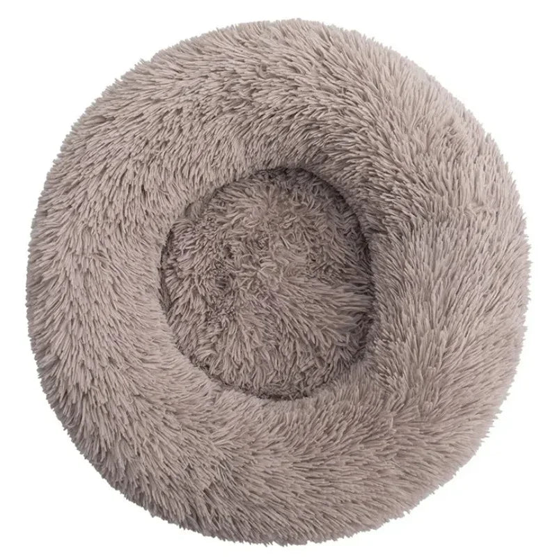 Ultra-Soft Plush Calming Round Bed