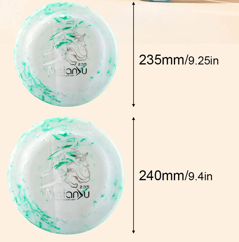 Pet Dog Silicone Game Flying Saucer Dog Toy Flying Discs Trainning Interactive Type Toy Bite Resistant Dog Relieve Pet Supplies
